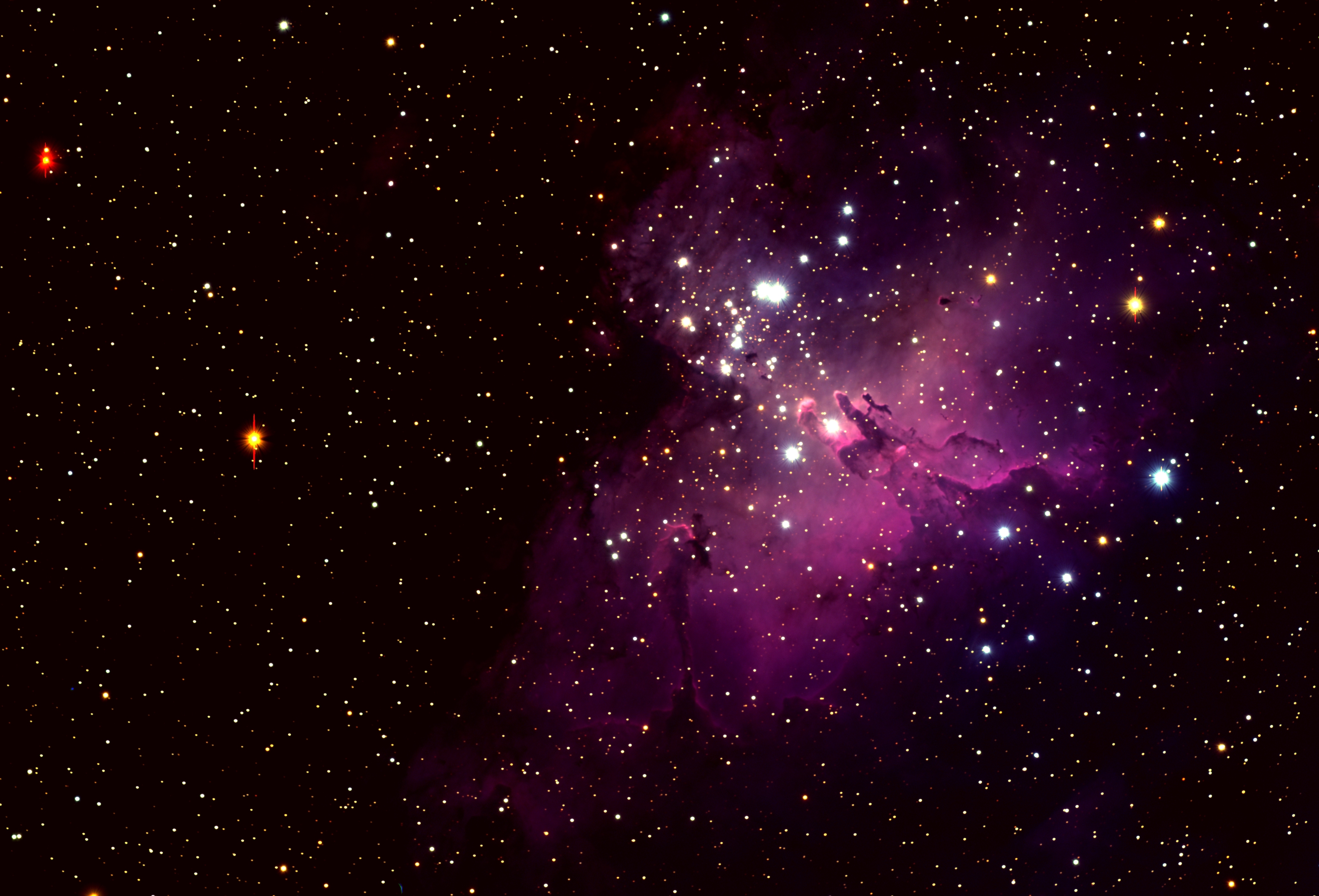 Messier 16 on the WIRO 2.1m telescope.