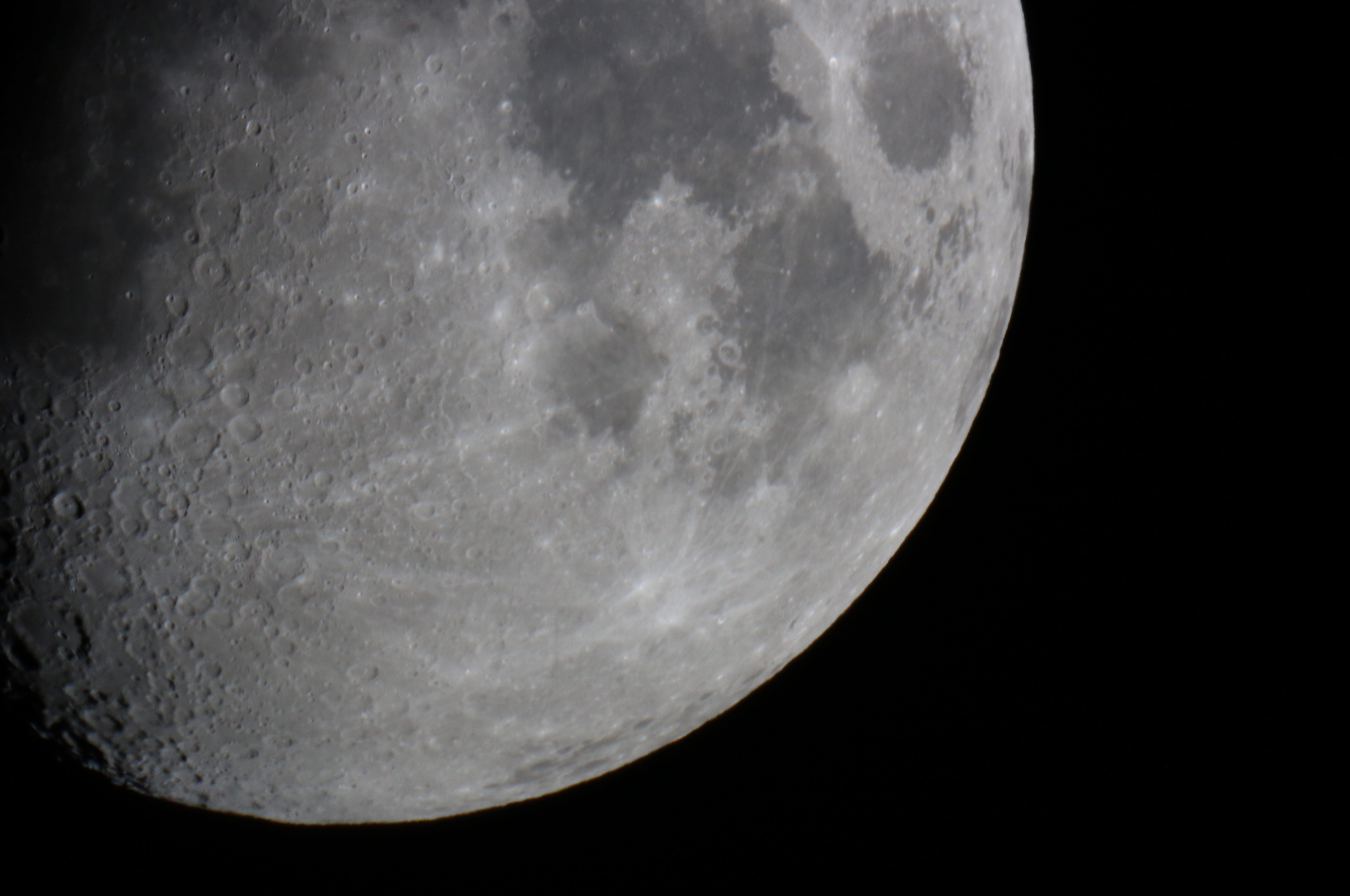 Image of the Moon from Colgate's campus.